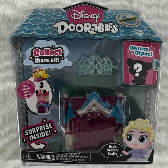 Disney Doorables Mini Playset Elsa's Frozen Castle w/ Mystery Figure - Picture 1 of 3